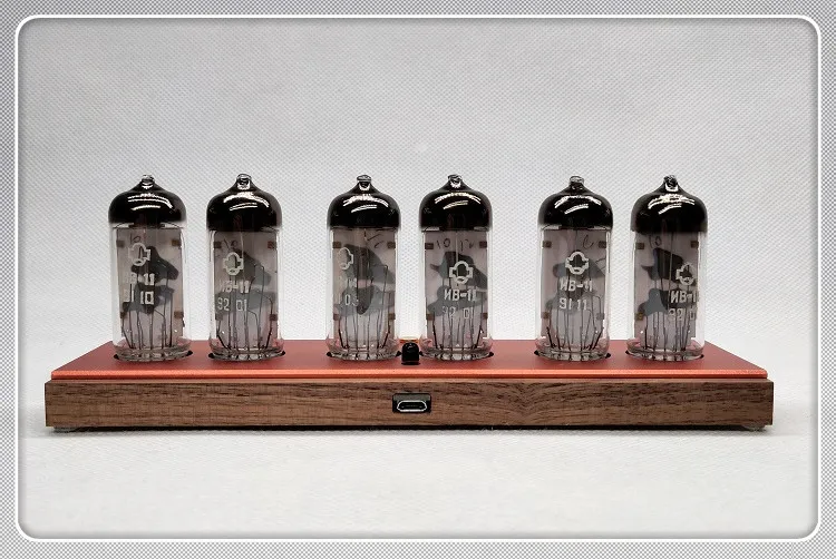 IV11 люминесцентные трубки часы светящиеся трубки часы голосовые Bluetooth интеллектуальные электронные часы будильник