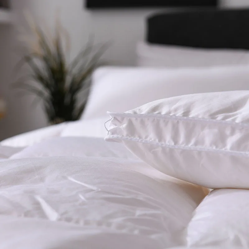 Winter Fluffy Duvet Warm Goose Down Comforter Bedding Sets Odorless Minimalism Large Size Soft Skin-friendly Home Textile