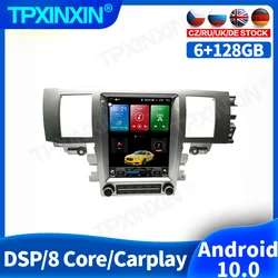 Radio con GPS para coche, 10,0 reproductor Multimedia con Android, pantalla estilo Tesla, Unidad Principal estéreo, 2Din, Para Jaguar XF 2004   2015
