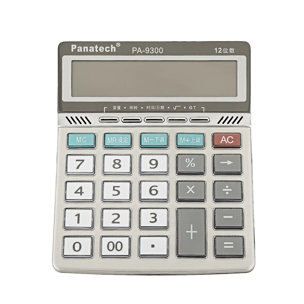 Panatech PA-9300 реальный человек голос 12 цифр большой экран офис счета для калькулятор