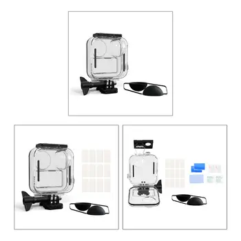 

Waterproof Case Shell Protective Cover Tempered Glass Film Protector for GoPro Max 360 Panoramic Camera Accessories