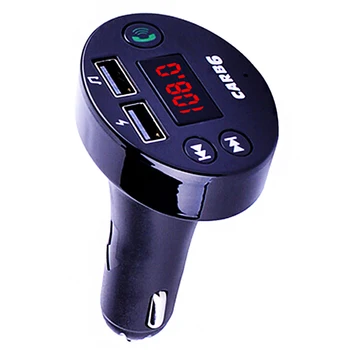 

FM Transmitter Bluetooth Car FM Modulator Handsfree Car Kit MP3 Player Wireless Phone Calling Dual USB Car Charger Car-styling