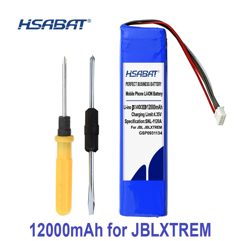 

100% Original HSABAT 12000mAh GSP0931134 Battery For JBL XTREME Xtreme