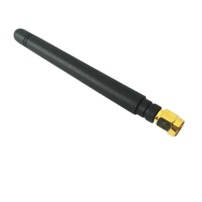 1PC 433Mhz Antenna SMA Aale Straight Connector 2dbi Antennas 106mm Aerial Rubber Ham Radio Wholesale fm radio antenna telescopic antennas for reciver and transmitter rf transmission and reception retractable tnc connector