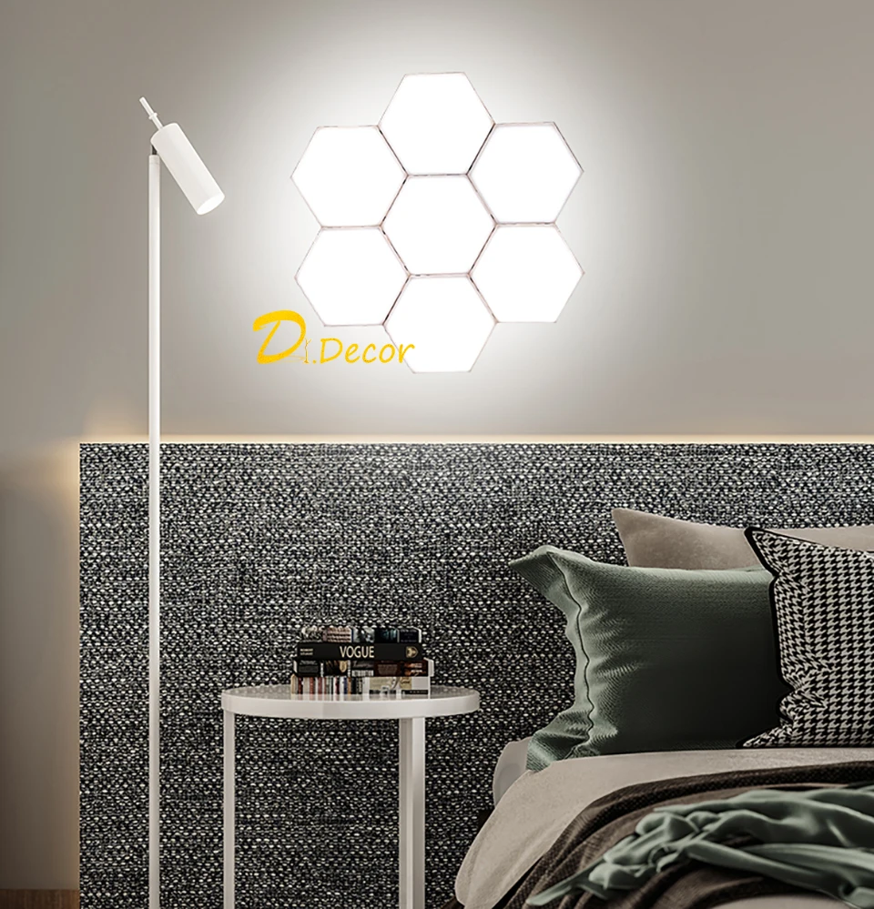 Modern LED Night Light Quantum Lamp Modular Sensitive RGB Colors Touch Helios Lighting Home Decoration Bedside Magnetic Lights star night light