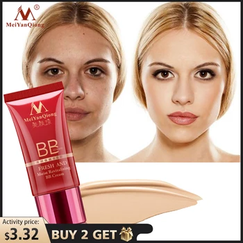 

MeiYanQiong Fresh And Moist Revitalizing BB Cream Makeup Face Care Whitening Compact Foundation Concealer Prevent Bask Skin Care