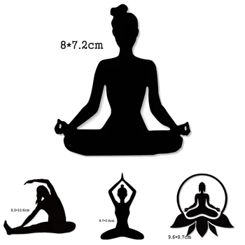 

Metal Cutting Dies Women Yoga 2020 New craft Scrapbooking Dies cuts stencil emboss paper card make template