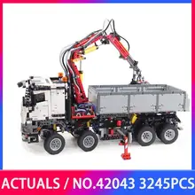 Стиль 20005 грузовик автомобиль совместимый 42043 Technic Banz Arocs 3245 шт Модель Строительные кирпичи развивающие игрушки Рождественский подарок