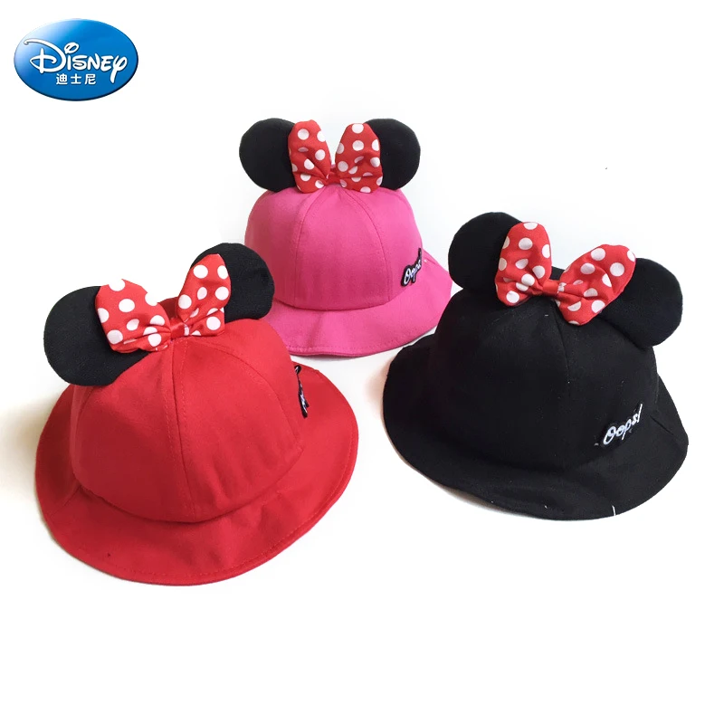 Disney Waflera Mickey Minnie Mouse Bucket Hat For Kids Children Boys Girls  Cap Fisherman Hats Autumn Baby Panama Beach Sun Caps|Hats  Caps| -  AliExpress
