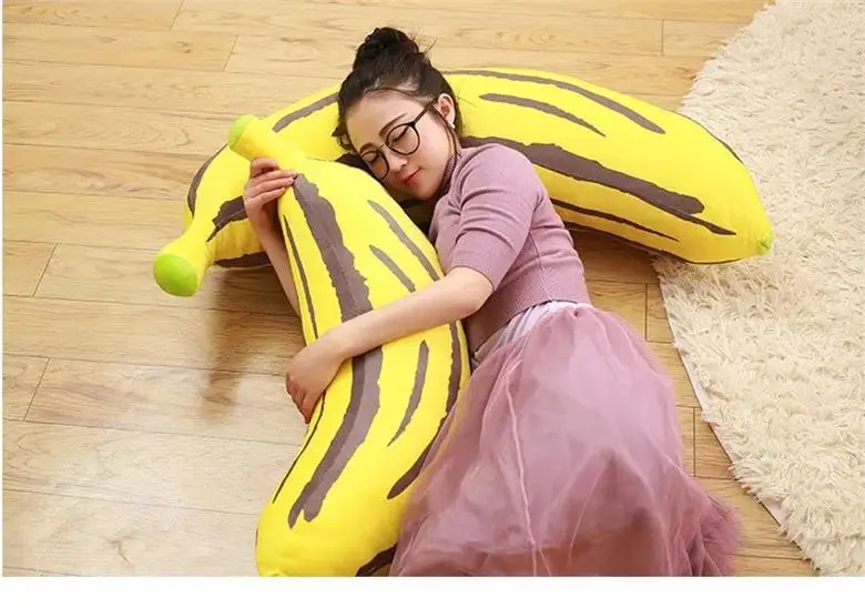 Подушка для сна для взрослых/детей, мягкая подушка, домашние декоративные подушки, персонализированные имитирующие банановые подушки, постельные принадлежности 3 размера