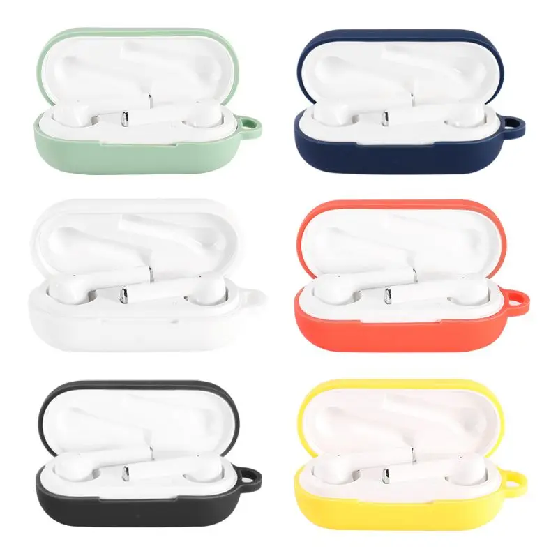 Anti-fall Earphone Case Silicone Protective Cover Shell for Hua-wei Freebuds 3i D08A