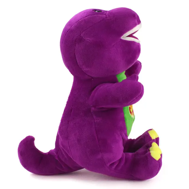 Amarelo Verde Roxo Dinossauro Barney Crianças Brinquedos de Pelúcia Boneca  Dos Desenhos Animados (Color : Green 1pcs 30cm)