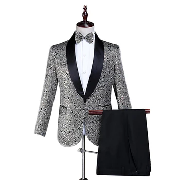 

Asian Size Wedding Suit Set 2pcs Male Quality Classic Slim Fit Blazer Suits Men Costume Fashion Casual Business Formal Party Set