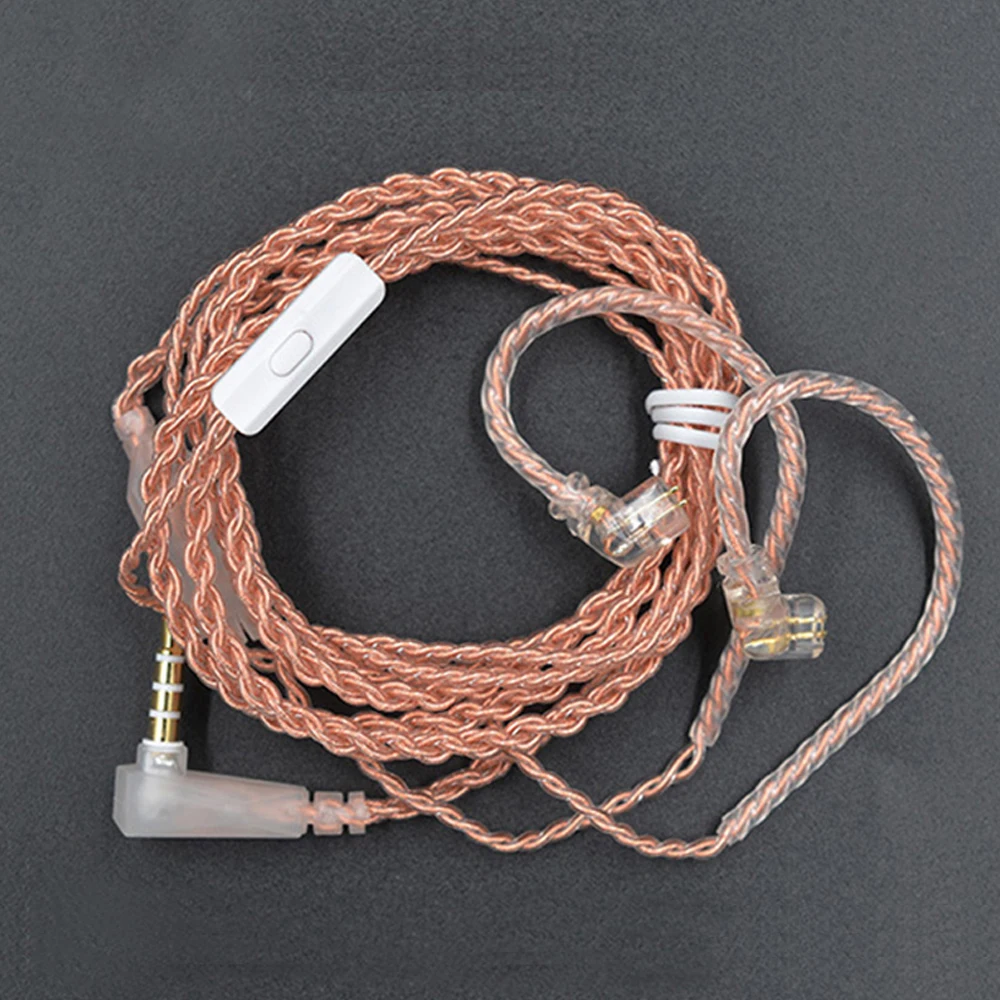 

New KZ ZSN/ZST/ES4/ZSR/ES3/ZS10/AS10/BA10 Dedicated Cable 0.75mm 2-Pin Upgraded Cable Replace Wire 2 PIN Ues For KZ Earphones