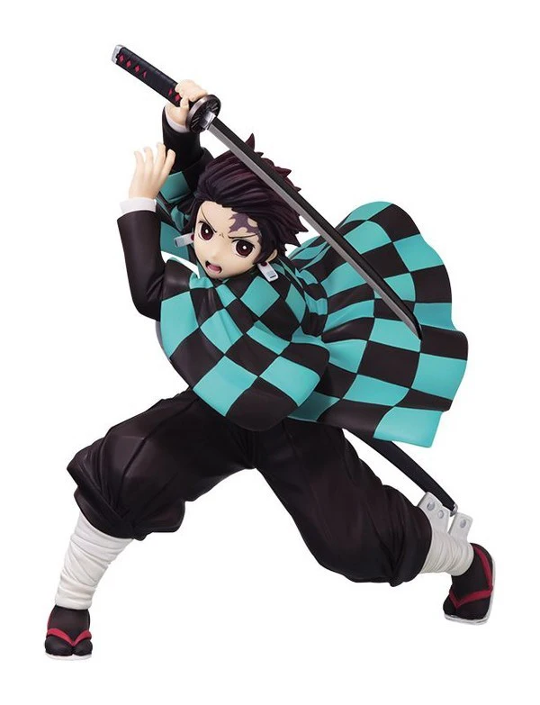 Agatsuma Zenitsu Kamado Nezuko Tanjirou Demon Slayer Kimetsu no Yaiba фигурка японского аниме ПВХ взрослые Фигурки игрушки