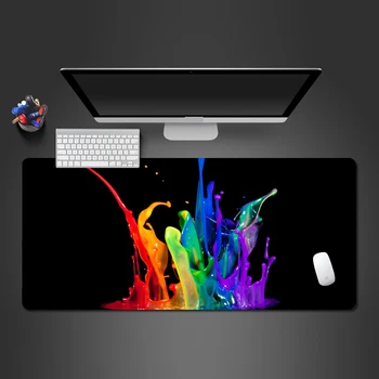 

New 3d Colorful Watercolor Cute Mousepad Hot Game Team Competition Large Fast Mouse Pad High Quality Rubber Personalized Mats