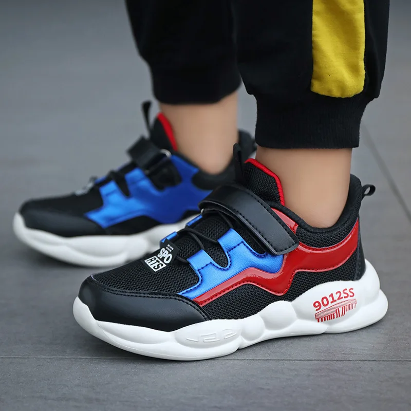 

BOY'S Shoe 2020 New Style Spring And Autumn Punched Sheet Surface Big Boy Children's Network Red Daddy Sports Shoes Fashion