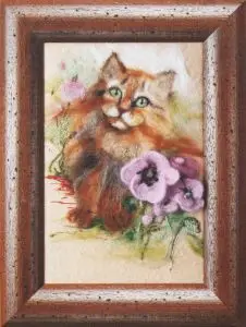 

Set for felting art. chm. b-039 "charivna mite" 26x17 cm