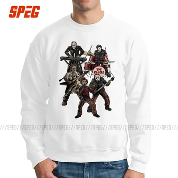 

Death Metal Killer Music Horror Movie Jason Voorhees Michael Myers Freddy Men Pullovers Sweatshirt The Texas Clothing Hoodie