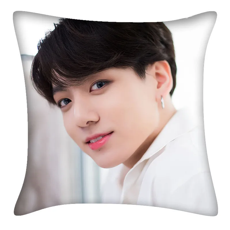 Kpop Bangtan мальчики вентиляторы подушка карта душа PERSONA мальчик с Luv двухсторонняя диванная подушка JUNGKOOK JIMIN SUGA V YH343