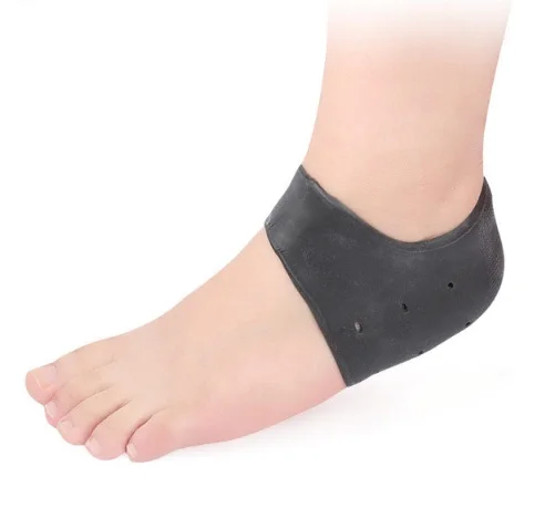 2 шт. силиконовых кейсов забота о ногах носки Увлажняющие гелевые каблуке и с