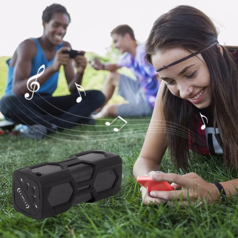 Водонепроницаемый портативный bluetooth-динамик грязеотталкивающий устойчивый к падениям спортивный беспроводной музыкальный динамик Поддержка громкой связи звонки Прямая поставка