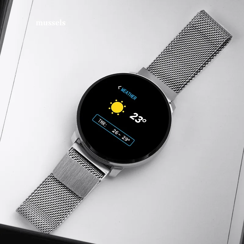 Bluetooth Смарт-часы для женщин модные кровяное давление водонепроницаемый спортивный трекер сердечного ритма Смарт-часы для мужчин для Android IOS