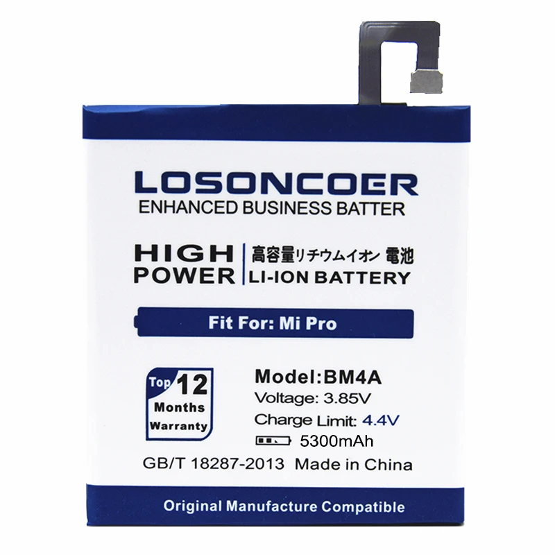 LOSONCOER 5400 мАч BM4E батарея мобильного телефона для Xiaomi mi Pocophone F1 Poco F1 батарея BM4A для Red mi Pro BM4C для Xiaomi mi x