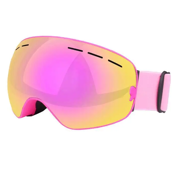 New Unisex Double Layers Anti-condensate Big Outdoor Mask Ski Snow TPU Snowboard Polyester Goggles