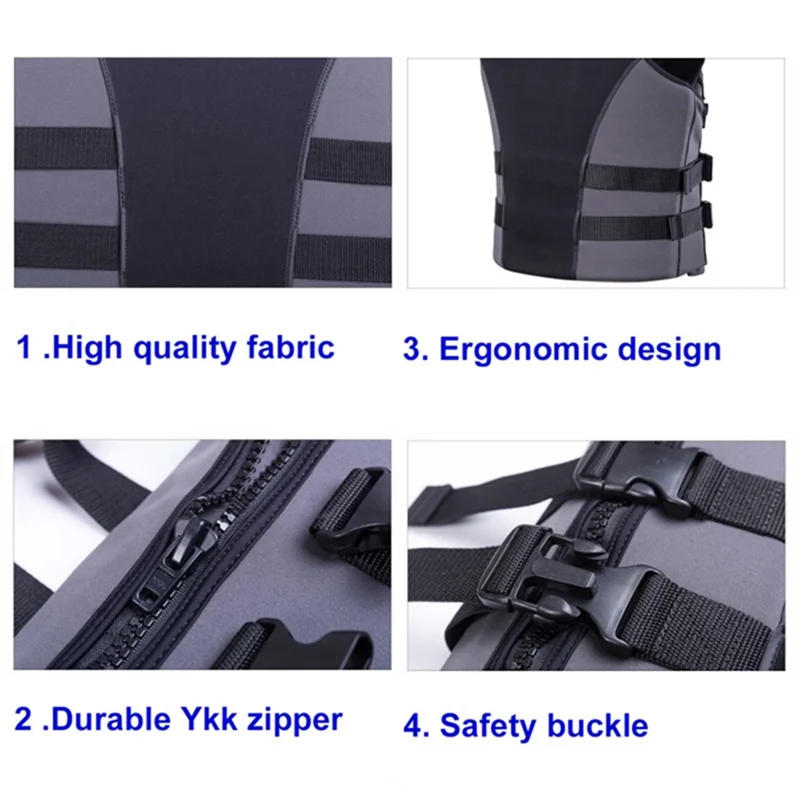 Drifting Motorboat Buoyancy Life Profession Life Vest CE Adult Fishing Vest Surfing Swimming Floating Clothing AHPU