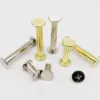 2/10pcs M5x5-150mm Golden Silver Leather Bag Belt Photo Scrapbook Album Book Post Binding Screw Chicago Screw Nail Rivet Bolt ► Photo 1/6