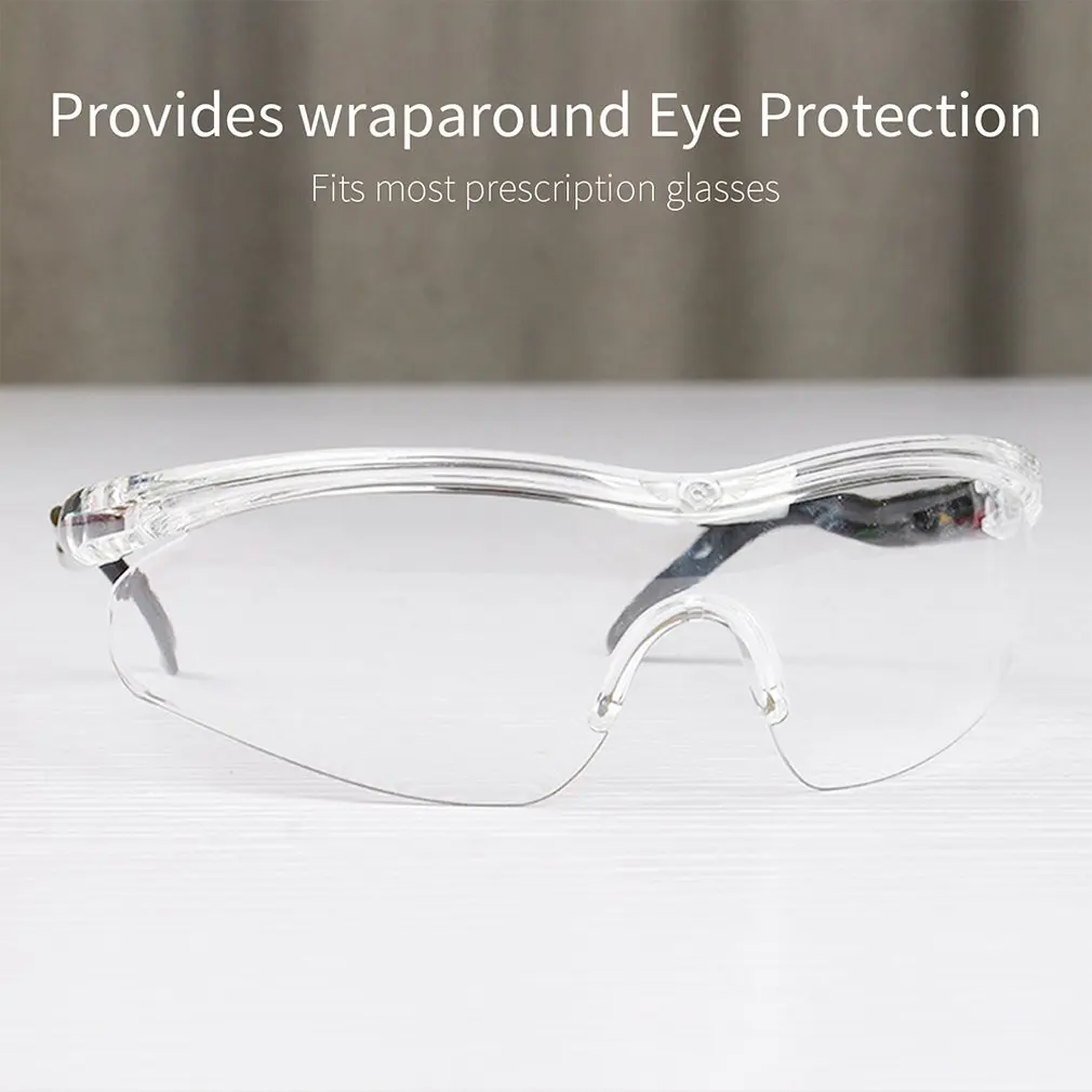 

Anti-Spitting Safety Goggles Protective Anti-Fog Glasses Isolation Breathable Anti-Spit Goggles Fully Clear Vision Color Box