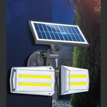 

80COB/42LED Solar Light Outdoor Solar Lamp Human Body Induction Wall Light Waterproof Solar Powered lamp for Garden Decoration
