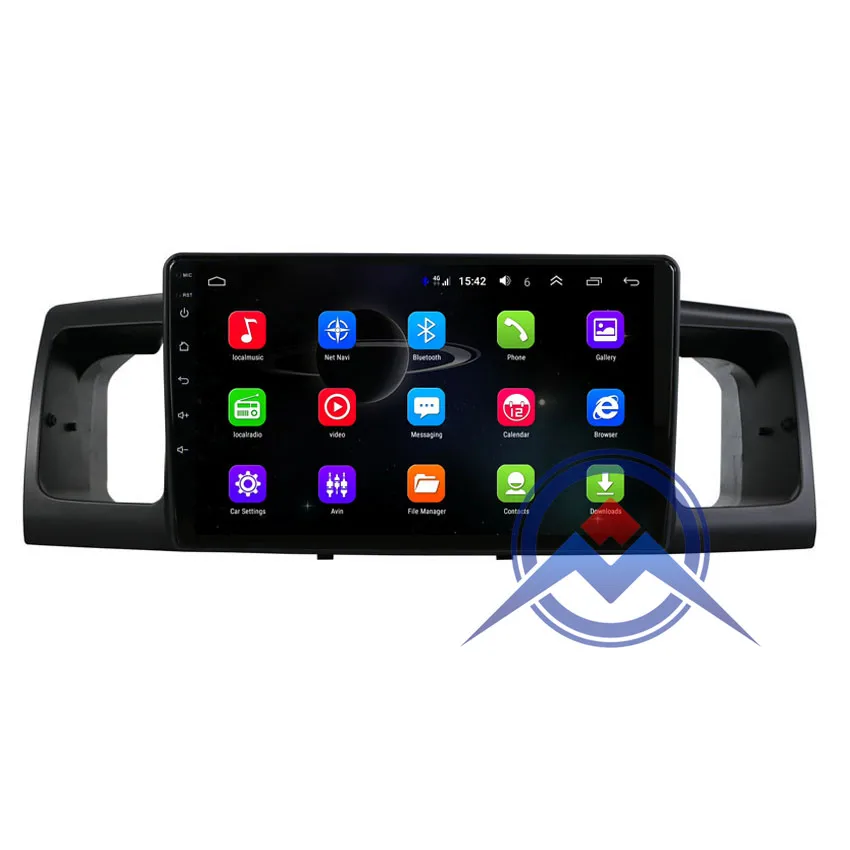 ZOHANAVI 2.5D экран Android 9,0 автомобильный мультимедийный плеер dvd gps авто радио для toyota Corolla E120 e 120 BYD F3 wifi стерео