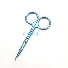 1 шт. титановые Ножницы Для радужной оболочки прямой 20 мм наконечник офтальмологический Глаз Хирургический стоматологический инструмент