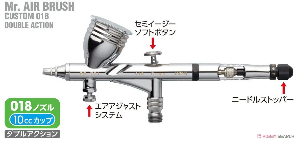 Mrhobby ps771 mr.airbrushカスタムグレード018ダブルアクション
