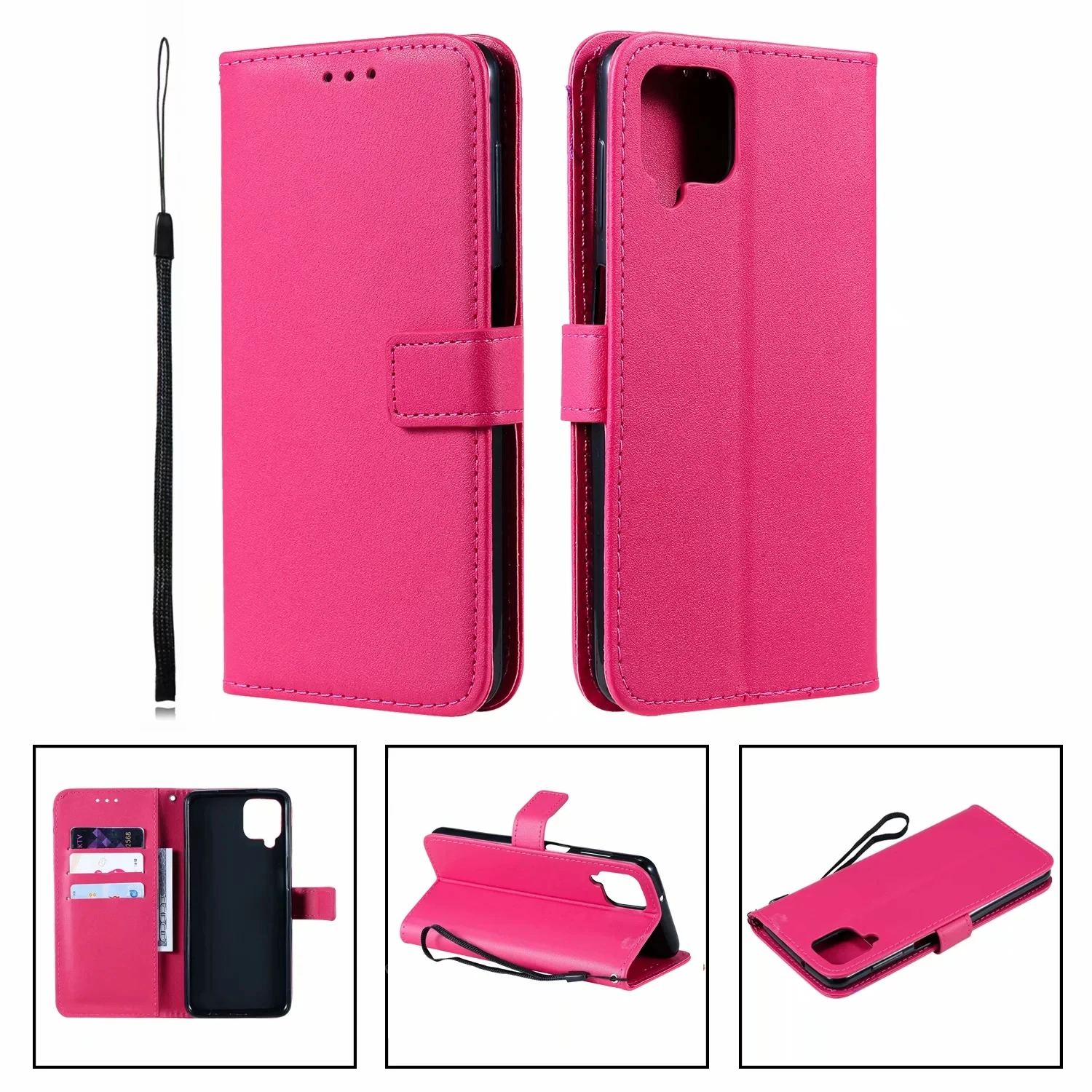 Leather Flip Wallet Case For Samsung Galaxy S21 S30 S20 S10 S9 S8 Plus S6 S7 Edge Note 8 9 10 Lite 20 Ultra Funda Protec_voghion.com