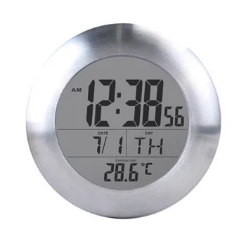 

Digital Bathroom Wall Clock And Timer For Waterproof Shower Thermometer Hygrometer Temperature Humidity Monitor Moisture Proof