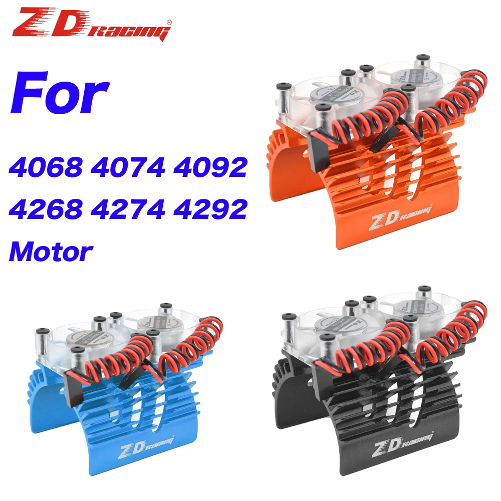 28000rpmRCMotorCoolingFan40mm42mmMetalHeatsinkDoubleFansfor