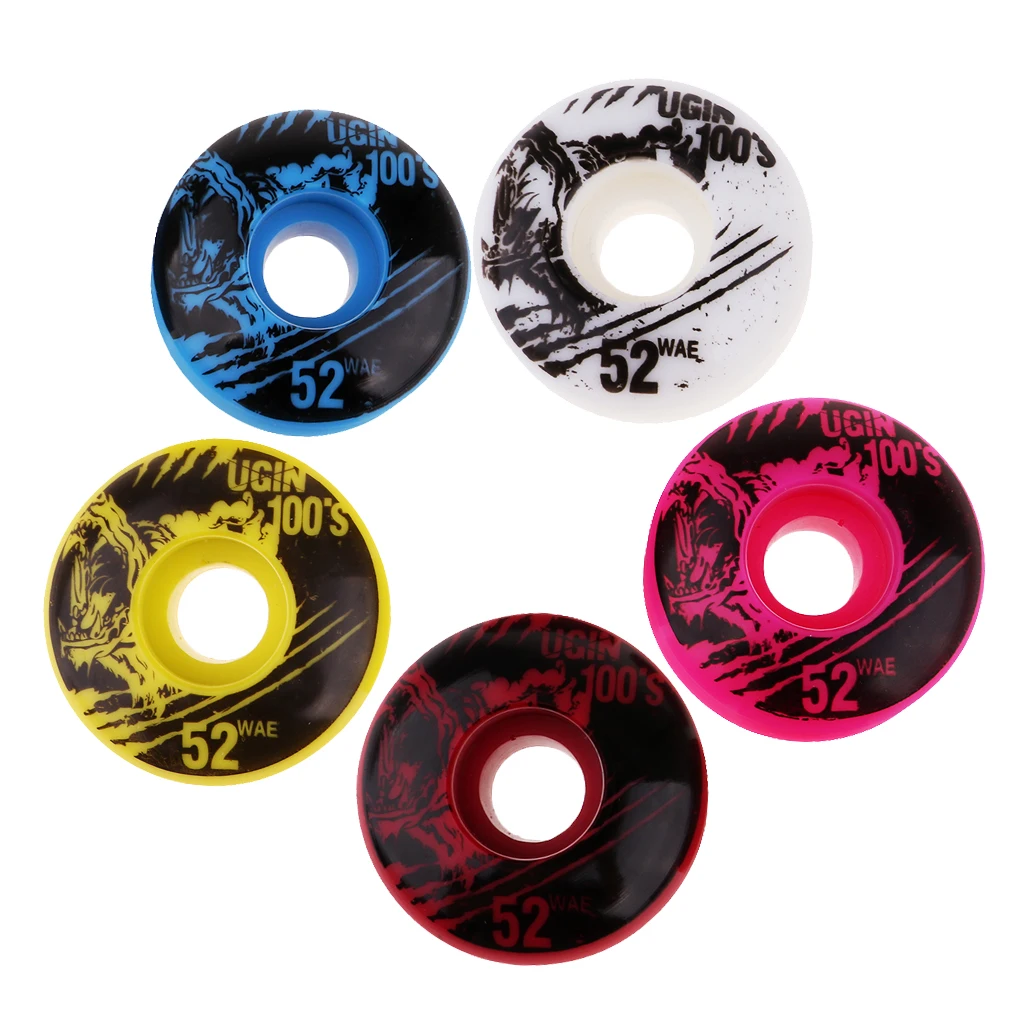 4pcs 52mm 100A High Performance Skateboard Wheels Durable PU Skate Wheels 100A Skateboard Part
