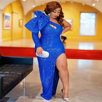 

Best Selling Sewing Sequin Fabric 2020 High Quality Tulle Lace Fabrics Royal Blue Sequin Trimmings Sewing African Lace NA3160B-1