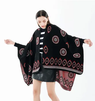 

130*150cm Cashmere imitation Shawl Scarf Autumn Winter Scarves Men Foulard Square Hijab Ladies wrap muffler pareo female hijab