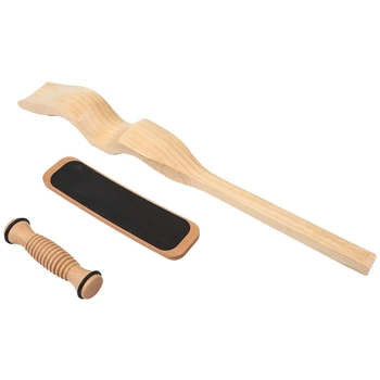 

Wooden Foot Stretcher Foot Massager Roller for Ballet Dance Practice Spin Boards Ligament Stretch Arch Enhancer Full Set