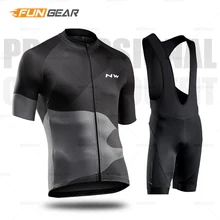 Northwave одежда для велоспорта трикотажный комплект для велоспорта Pro Топы с коротким рукавом комплекты Мужская дышащая велосипедная одежда комбинезон шорты