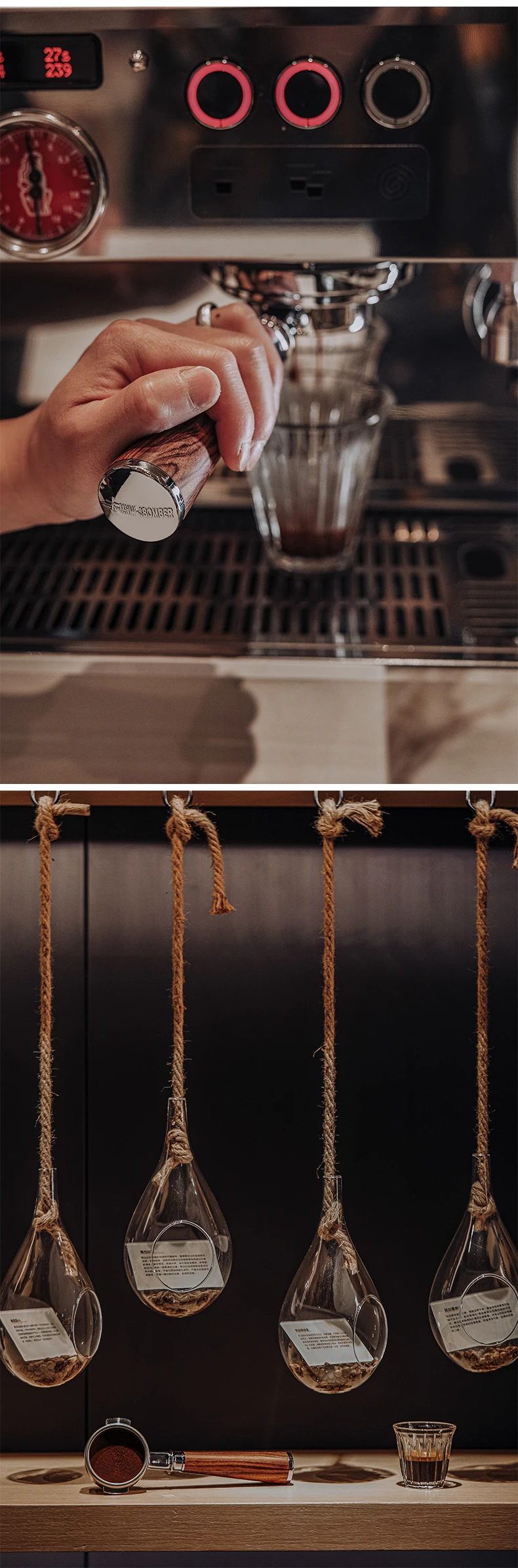 MHW 3BOMBER Portafilter 58.5mm Special For La Marzocco Coffee ...