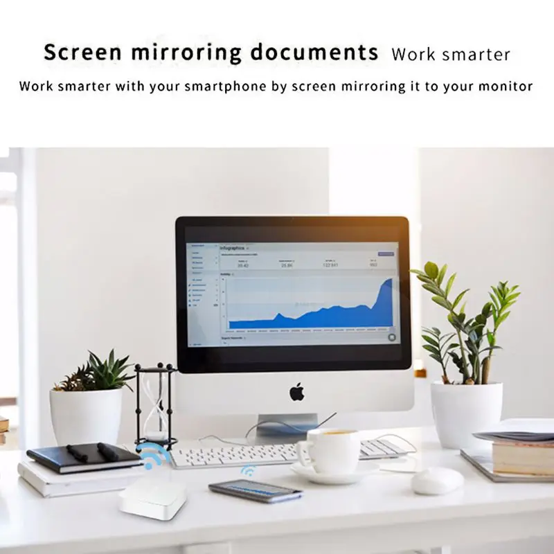 Mirror link Box WiFi Display Android iOS Navigation Miracast Airplay DLNA USB2.0 Drop Ship