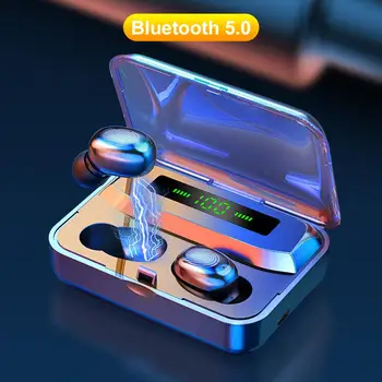 

A1 TWS Bluetooth 5.0 Wireless Waterproof Smart Touc.h Stereo Earphones with Mic