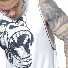 Muscle Dr. Brother, стиль, Летний жилет, чистый хлопок, дышащий, для бега, для улицы, для дома, для тренировок, спортивный жилет