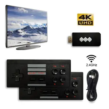 

4K HDMI HDMI Video Game Console Built in 568 Classic Games Wireless Console Controller HDMI Output Dual Players
