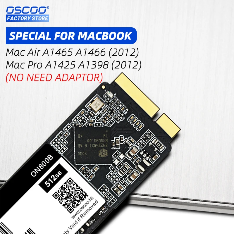 OSCOO SSD для Macbook Air A1465 A1466 EMC2258 2259 год 2012 Оригинал 1 ТБ жестких дисков Pro A1425 A1398 EMC2557